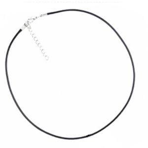 1.5mm Waxed Cotton Necklace Cord with Lobster Clasp Cotton Cord Necklace 17”-20”